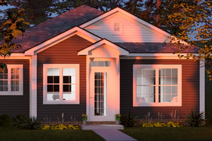 J8130-E Craftsman Cottage House, 4 Bedrooms, 3 Bathrooms | Cypress Ridgeway House Plan Exterior-9