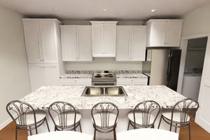 J8130-E Craftsman Cottage House Kitchen, 4 Bedrooms, 3 Bathrooms | Cypress Ridgeway House Plan 
