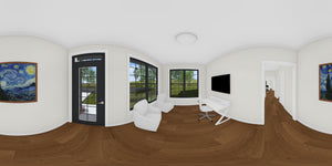 J8133-E Cottage House, 4 Bedrooms, 2.5 Bathrooms | Riverstone Heights House Plan Study Panorama