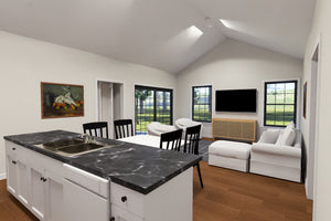 J8133-E Cottage House, 4 Bedrooms, 2.5 Bathrooms | Riverstone Heights House Plan 