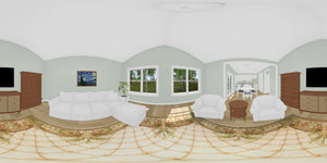 J8151-E Craftsman House, 3 Bedrooms, 2.5 Bathrooms | Cedarview Crossing House Plan Living Panorama