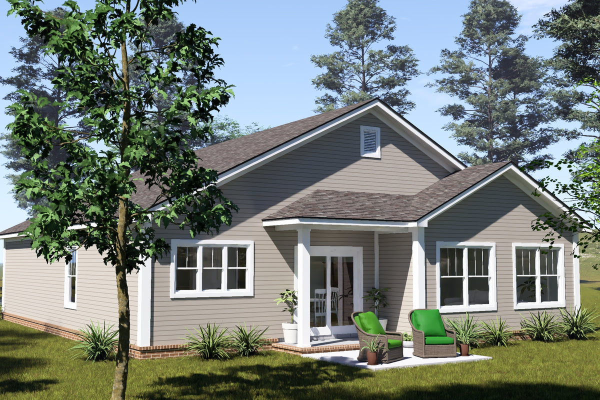 J8151-E Craftsman House, 3 Bedrooms, 2.5 Bathrooms | Cedarview Crossing House Plan Exterior-4