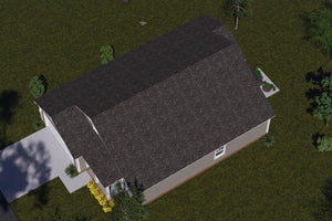 J8151-E Craftsman House, 3 Bedrooms, 2.5 Bathrooms | Cedarview Crossing House Plan Exterior-8