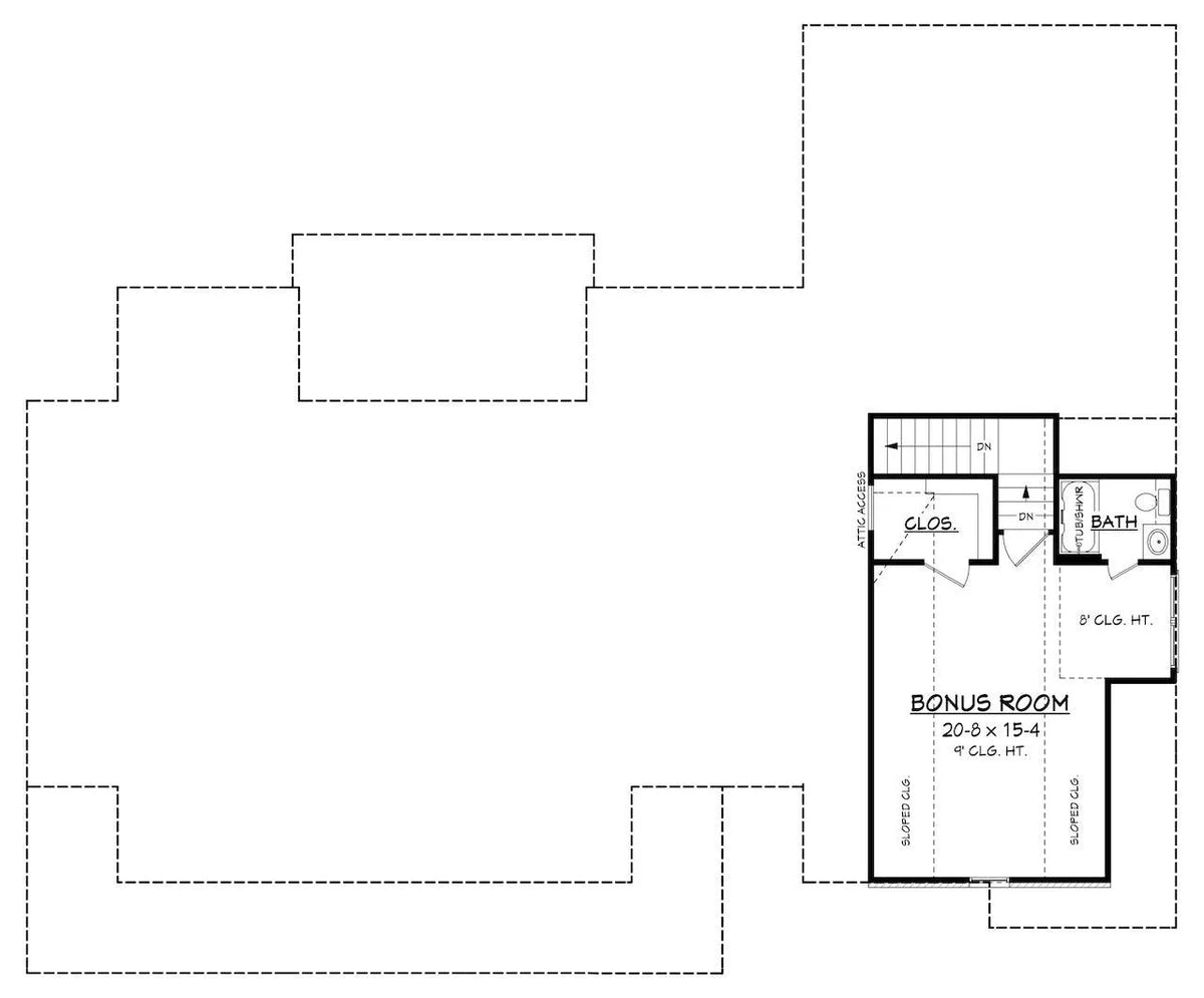 Farmington House Plan - Archival Designs House Plans, floor plan