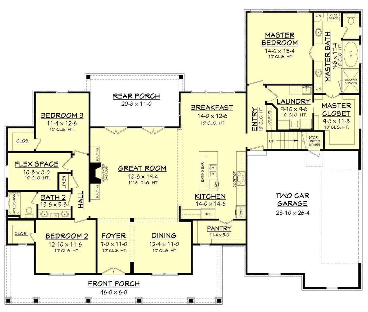 Farmington House Plan - Archival Designs House Plans, floor plan