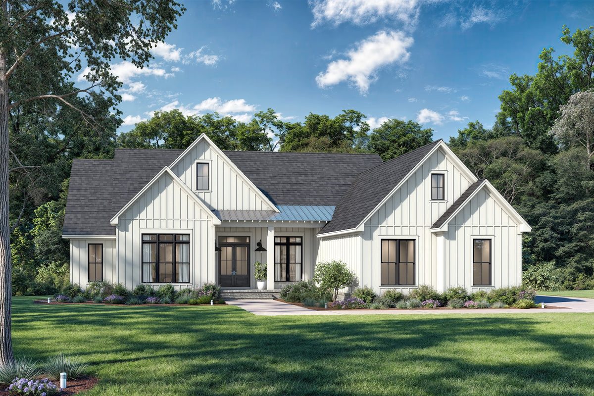H7488-A Modern Farmhouse, 4 Bed, 3.5 Bath | Applewood (2475-S) Exterior-5