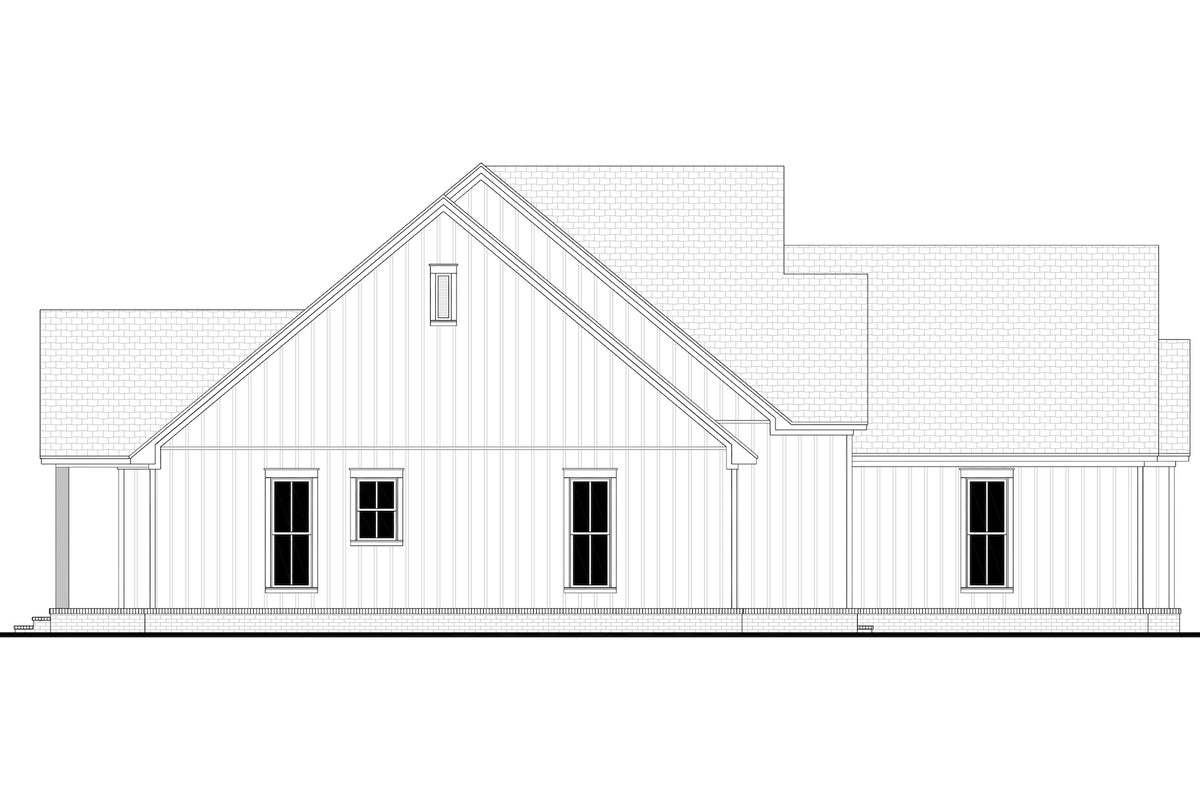 H7488-A Modern Farmhouse Left CAD, 4 Bed, 3.5 Bath | Applewood (2475-S) 
