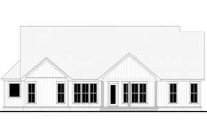 H7488-A Modern Farmhouse Rear CAD, 4 Bed, 3.5 Bath | Applewood (2475-S) 