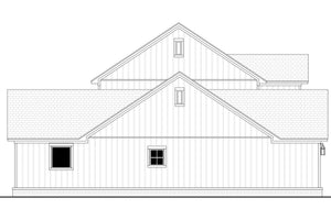 H7619-A Modern Farmhouse Left CAD, 5 Bedrooms, 2.5 Bathrooms | Broadmoor 