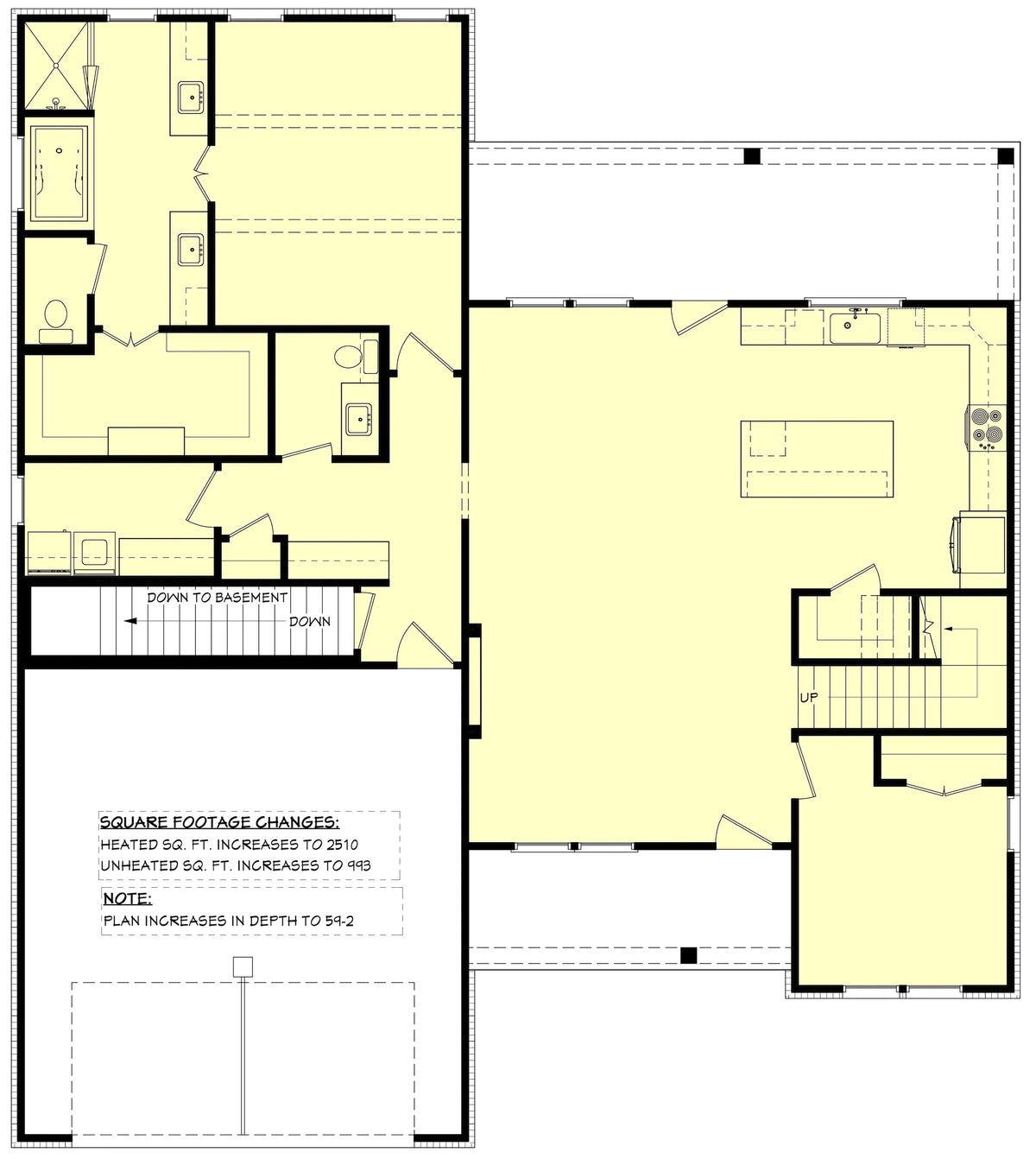 H7619-A Modern Farmhouse Basement Stair Location, 5 Bedrooms, 2.5 Bathrooms | Broadmoor 