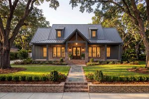 H7780-A Modern Farmhouse, 3 Bedrooms, 2.5 Bathrooms | Kirkland House Plan Exterior-2