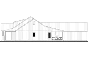 H7780-A Modern Farmhouse Right CAD, 3 Bedrooms, 2.5 Bathrooms | Kirkland House Plan 