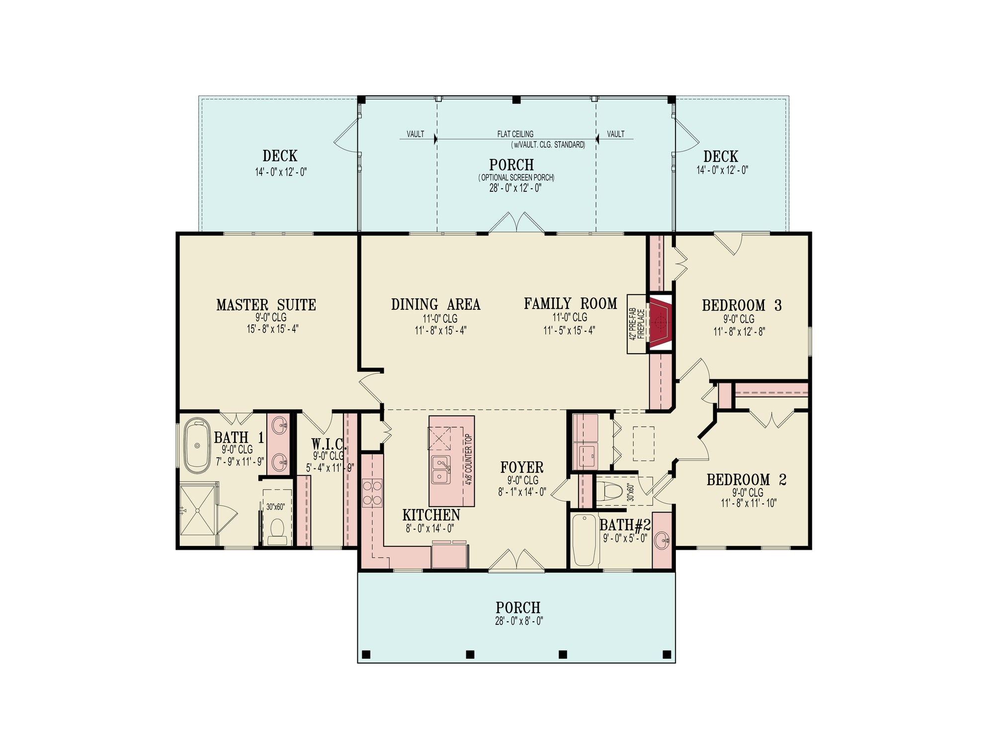 A7188-A Laurel Hill Plan - Modern Farmhouse  Style