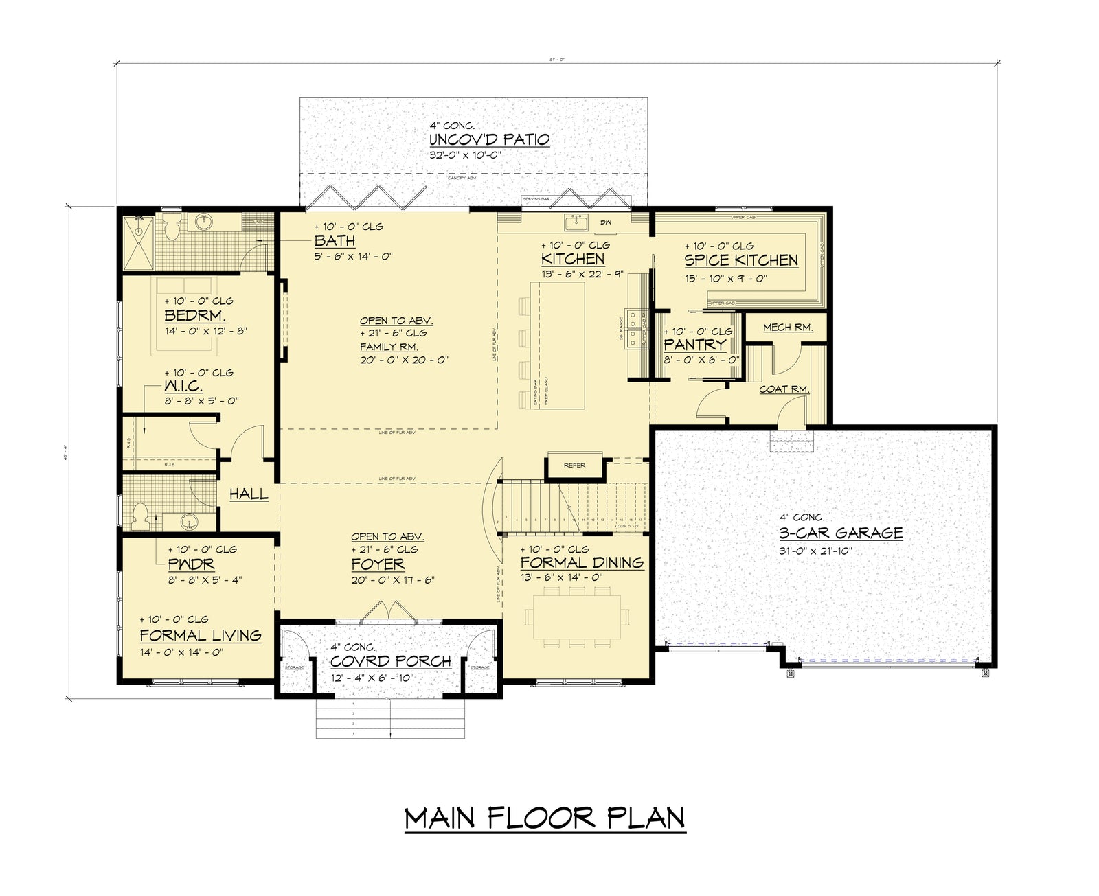 AC8175-A Contemporary House, 5 Bedrooms, 5.5 Bathrooms | Manjot Singh House Plan Exterior
