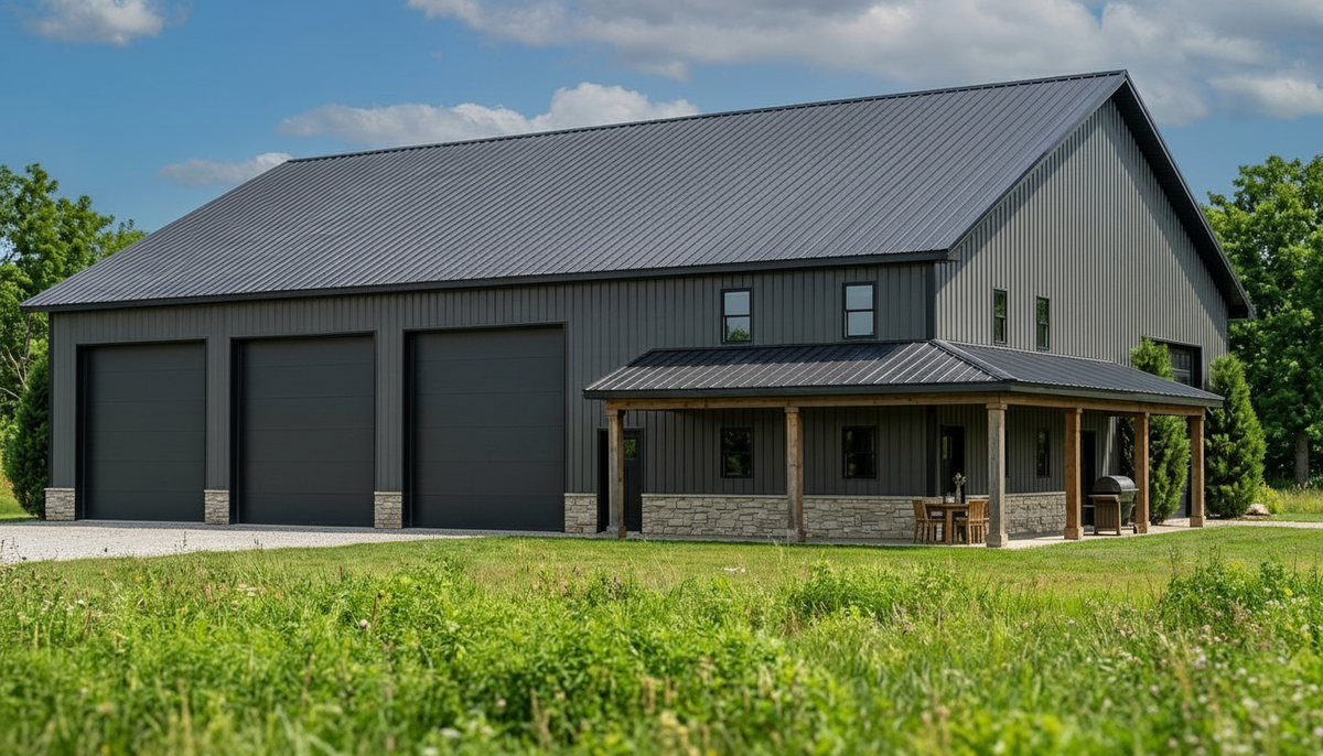 Barndominium House, 456 Sq Ft, 1 Bathroom | 25116 House Plan