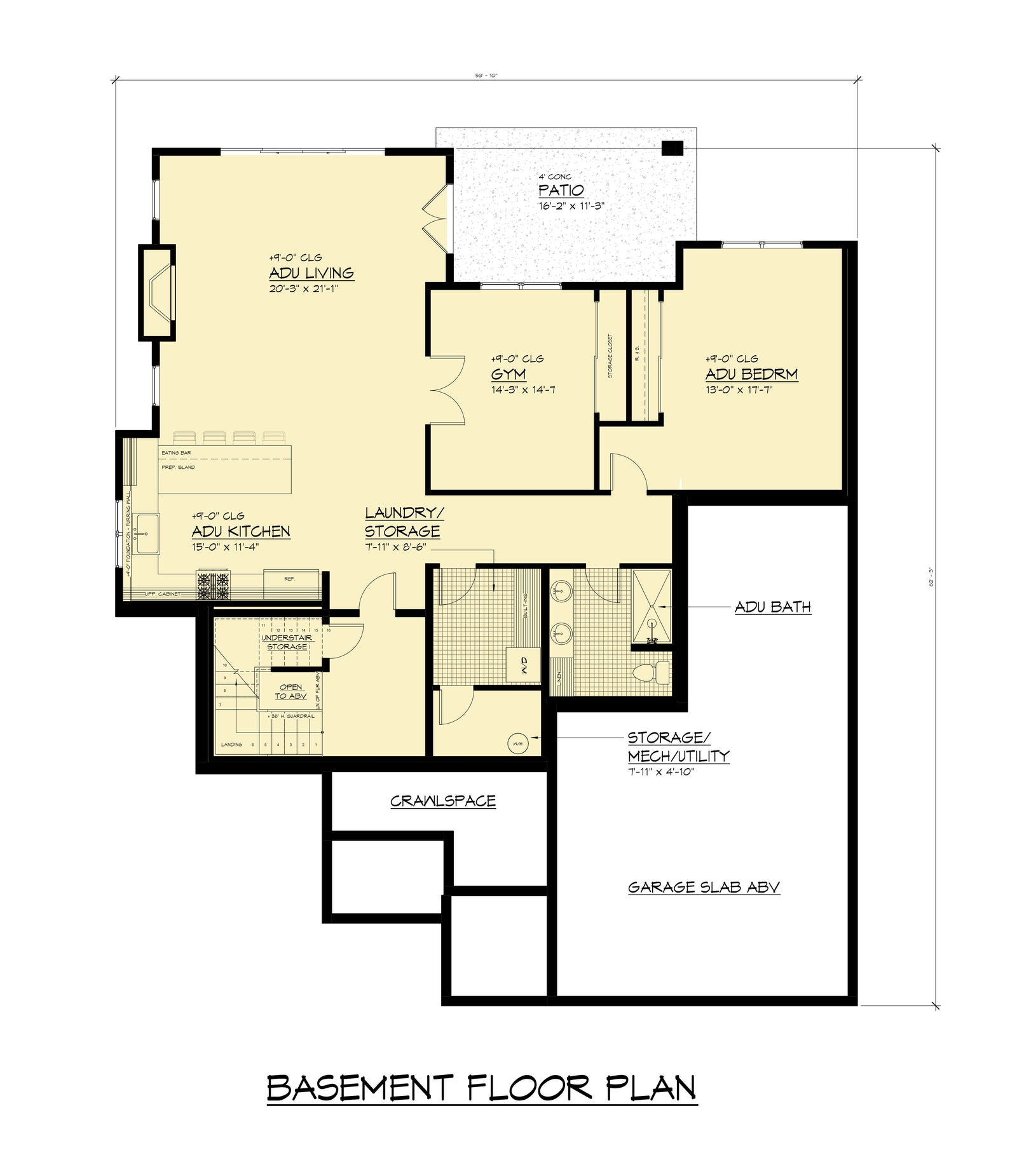 AC8177-A Contemporary House, 5 Bedrooms, 5.5 Bathrooms | Alice Residence House Plan Exterior