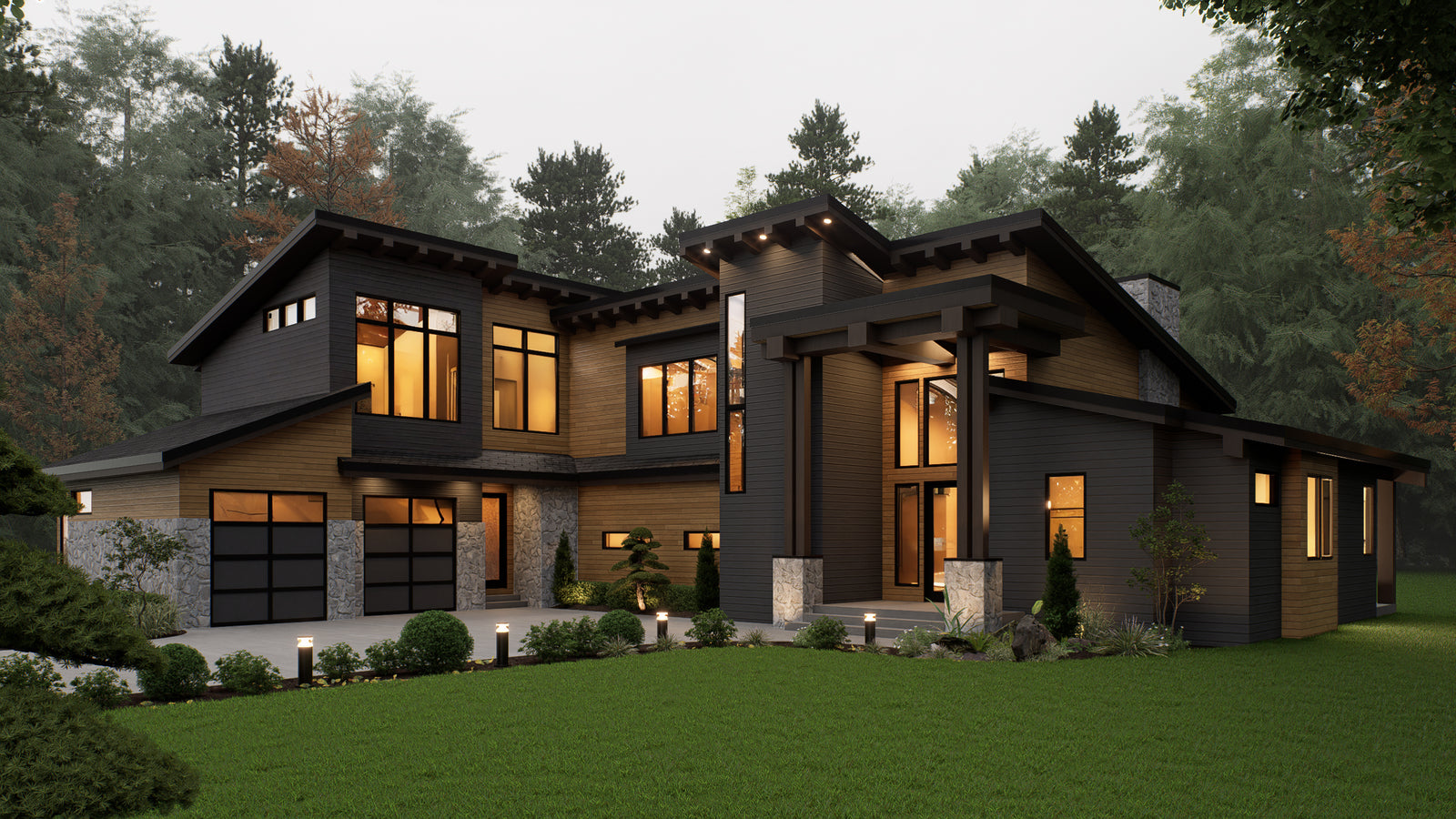 AC8178-A Contemporary House, 4 to 5 Bedrooms, 4 Bathrooms | Suncadia Cabin Exterior