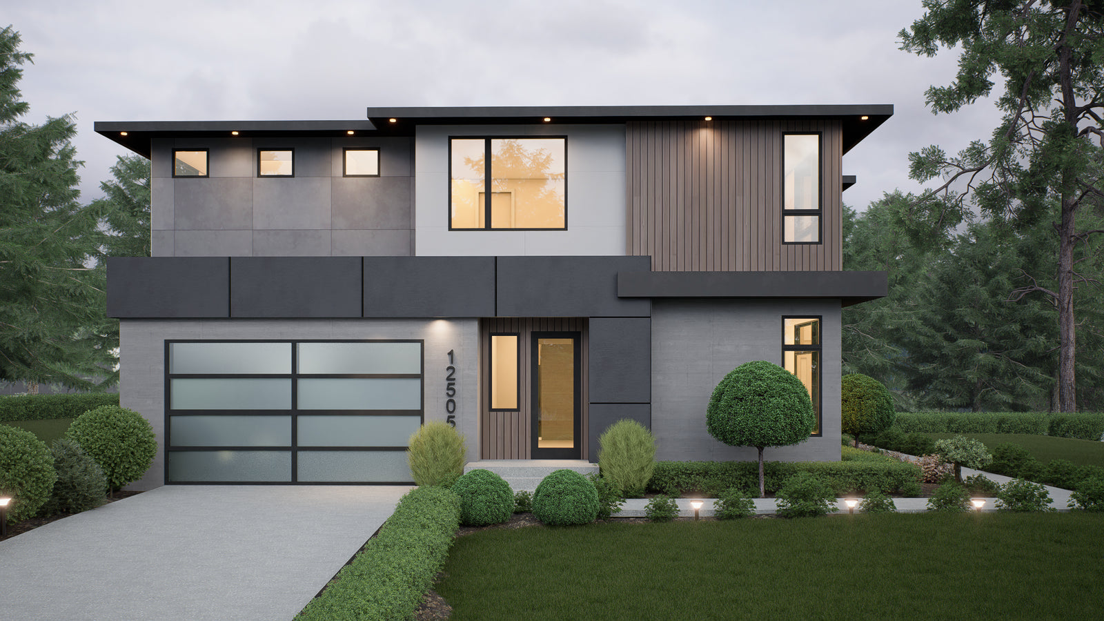 AC8180-A Modern House, 5 Bedrooms, 4.5 Bathrooms | Dhingra Residence Exterior
