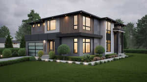 AC8180-A Modern House, 5 Bedrooms, 4.5 Bathrooms | Dhingra Residence Exterior-4