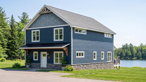 Q8447-A New American House, 5 Bedrooms, 3.5 Bathrooms | 25191 House Plan Exterior