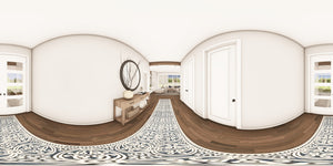 Q8100-A Barndominium House Foyer Panorama, 3 Bedrooms, 2.5 Bathrooms | Plan 25201 House Plan 