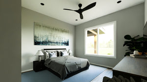 Q8100-A Barndominium House Guest Bedroom, 3 Bedrooms, 2.5 Bathrooms | Plan 25201 House Plan 