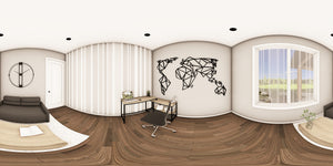 Q8100-A Barndominium House Office Panorama, 3 Bedrooms, 2.5 Bathrooms | Plan 25201 House Plan 