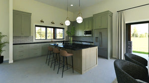 Q7473-A Country House, 2 Beds, 2 Baths | Plan 25228 Kitchen