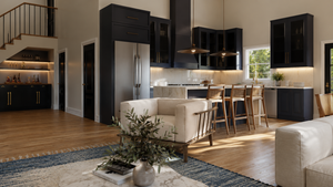 Q8446-A Barndominium House, 1 Bedroom, 1 Bathroom | 25320 House Plan Kitchen
