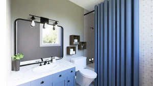 Q7566-A Modern Farmhouse Bathroom, 3 Bedrooms, 3.5 Bathrooms | Plan 25323 