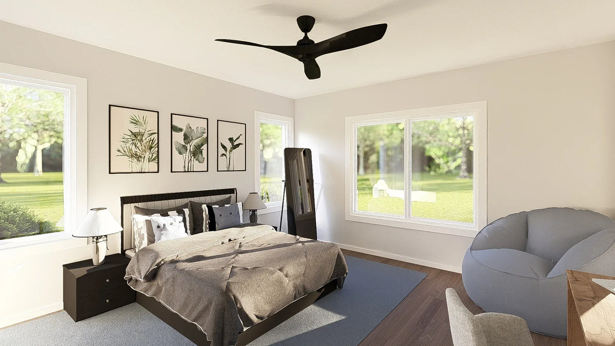Q7566-A Modern Farmhouse Bedroom 1, 3 Bedrooms, 3.5 Bathrooms | Plan 25323 