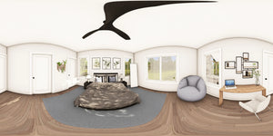 Q7566-A Modern Farmhouse Bedroom Panorama, 3 Bedrooms, 3.5 Bathrooms | Plan 25323 