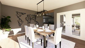 Q7566-A Modern Farmhouse Dining, 3 Bedrooms, 3.5 Bathrooms | Plan 25323 