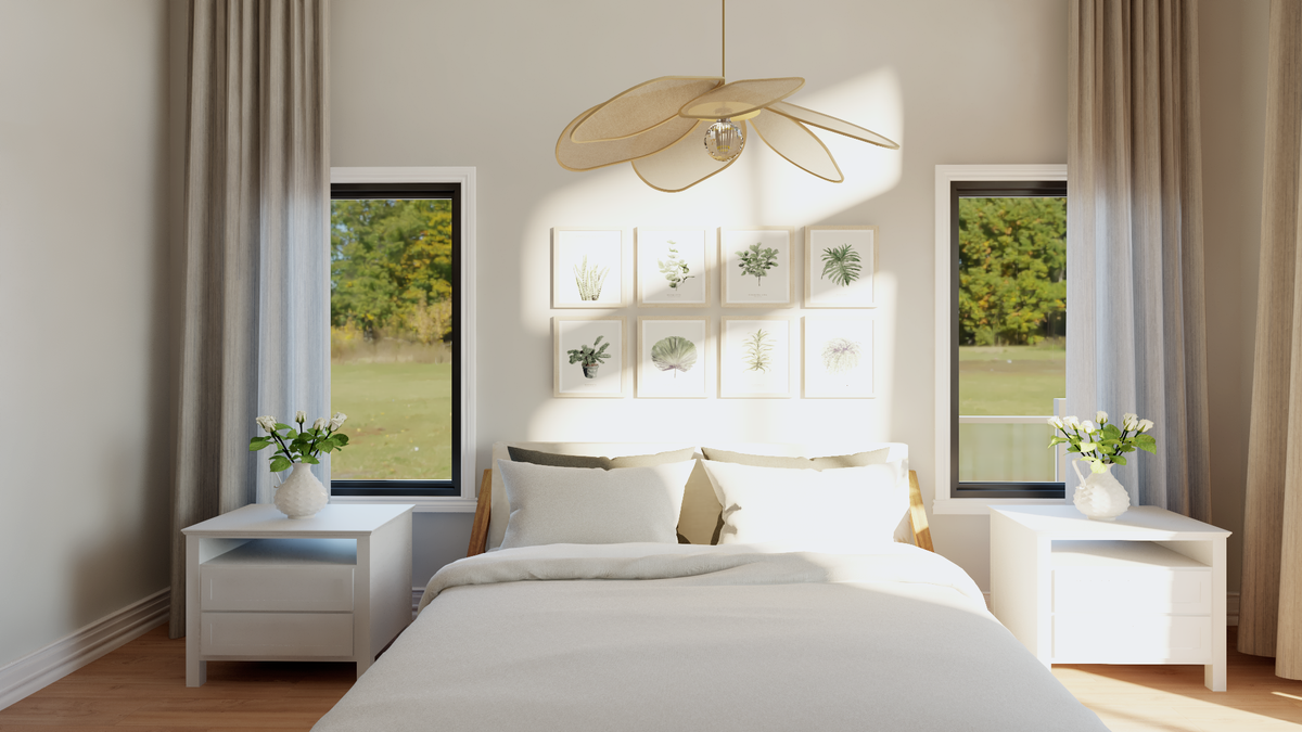 Q7475-A Hillside House, 3 Beds, 3.5 Baths | Plan 2534 Master Bedroom