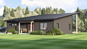 Q7475-A Hillside House, 3 Beds, 3.5 Baths | Plan 2534 Exterior-3