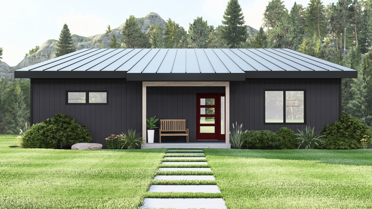 Q7475-A Hillside House, 3 Beds, 3.5 Baths | Plan 2534 Exterior-4