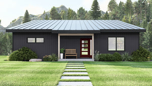 Q7475-A Hillside House, 3 Beds, 3.5 Baths | Plan 2534 Exterior-4