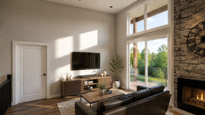 Q8444-A Contemporary House, 1 to 3 Bedrooms, 1.5 to 2.5 Bathrooms | 25342 House Plan Great Room