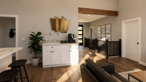 Q8444-A Contemporary House, 1 to 3 Bedrooms, 1.5 to 2.5 Bathrooms | 25342 House Plan