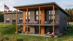 Q8444-A Contemporary House, 1 to 3 Bedrooms, 1.5 to 2.5 Bathrooms | 25342 House Plan Exterior-4