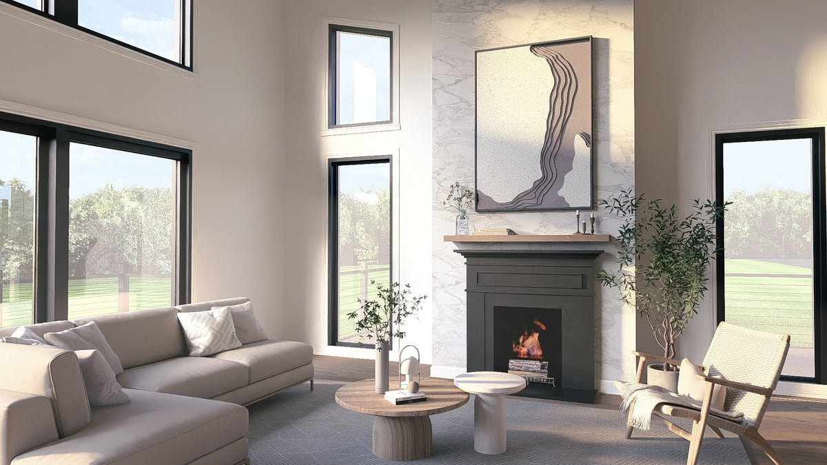 Q7987-A Contemporary House Living, 1 to 3 Bedrooms, 2 to 3 Bathrooms | Plan 25346 