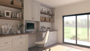 Q7987-A Contemporary House Office, 1 to 3 Bedrooms, 2 to 3 Bathrooms | Plan 25346 