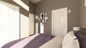 Q7627-A Contemporary House Bedroom, 2 Bedroom, 2 Bathrooms | Plan 25366