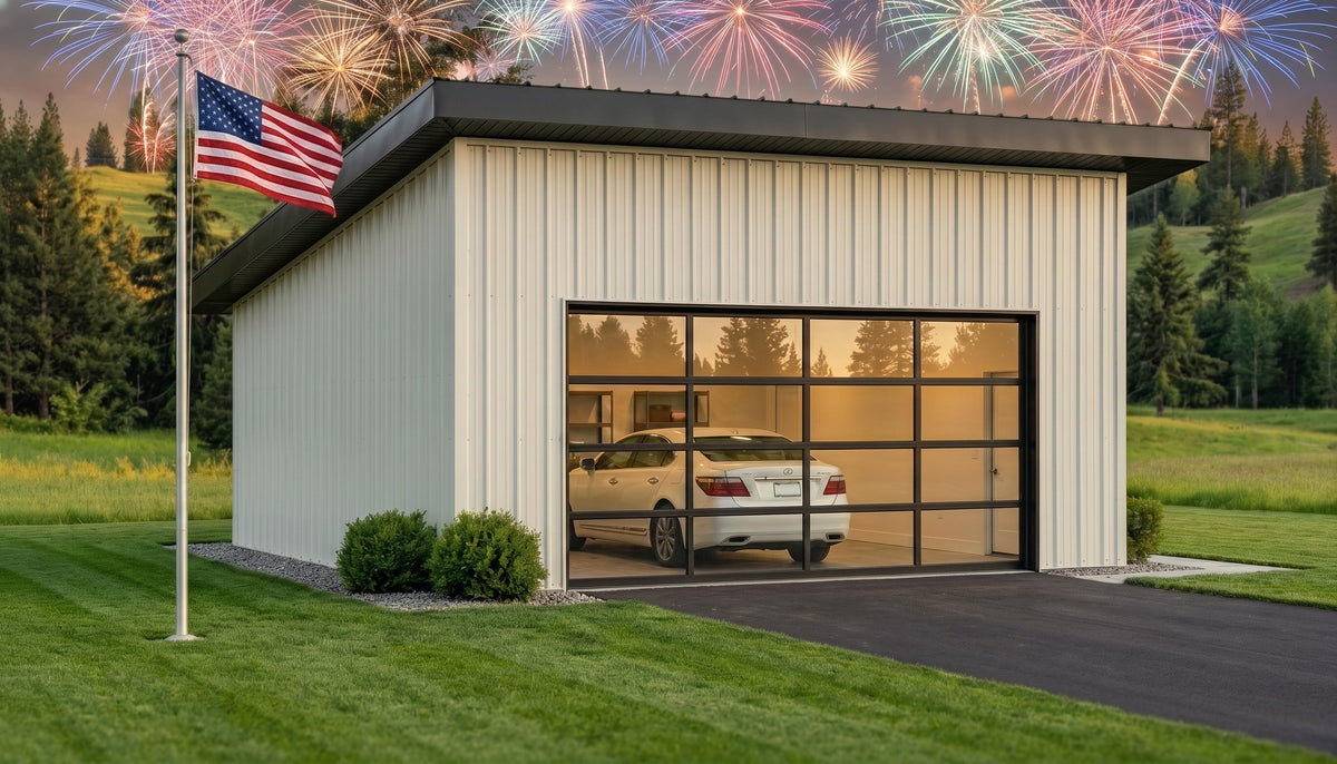 Q8420-A Contemporary Garage | 25397 Garage Plan Exterior-2