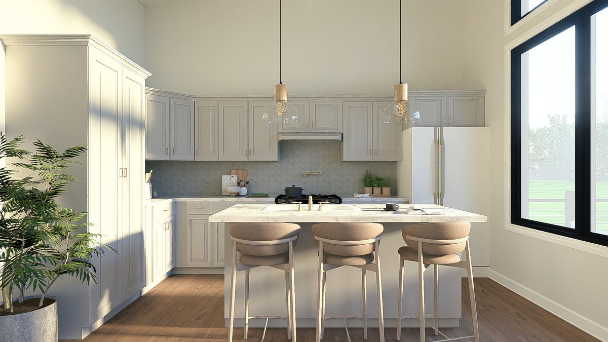 Q8411-A Modern Farmhouse, 2 Bedrooms, 2.5 Bathrooms | 25395 House Plan Kitchen