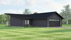 Q8411-A Modern Farmhouse, 2 Bedrooms, 2.5 Bathrooms | 25395 House Plan Exterior-8