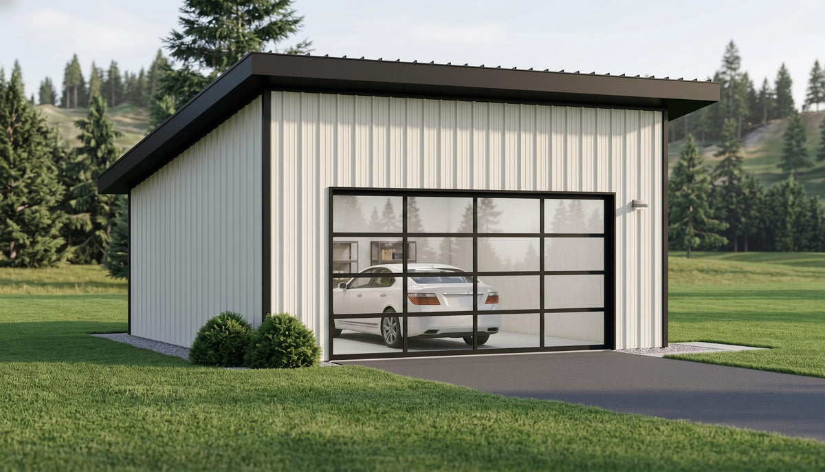 Q8420-A Contemporary Garage | 25397 Garage Plan Exterior-5