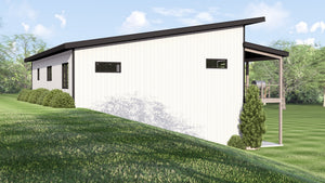 Q8052-A Contemporary Mountain House, 3 Bedrooms, 2 Bathrooms | 25412 House Exterior-3