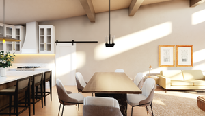 Q8052-A Contemporary Mountain House Dining, 3 Bedrooms, 2 Bathrooms | 25412 House 