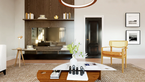 Q7568-A Barndominium House Living Room, 3 Bedrooms, 2 Bathrooms | Plan 25421 